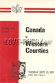 Western Counties Canada 1971 memorabilia